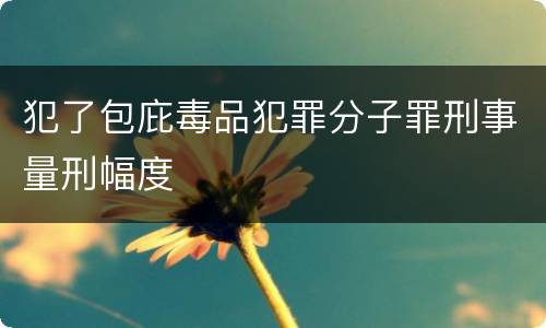 犯了包庇毒品犯罪分子罪刑事量刑幅度
