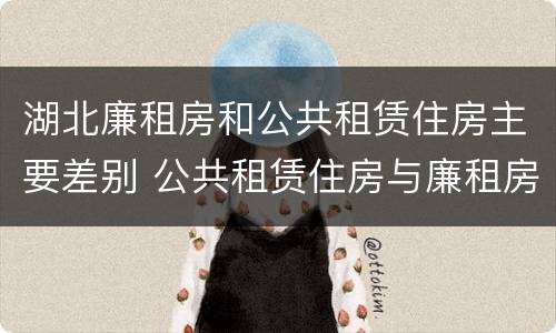 湖北廉租房和公共租赁住房主要差别 公共租赁住房与廉租房的区别