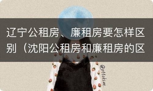 辽宁公租房、廉租房要怎样区别（沈阳公租房和廉租房的区别）