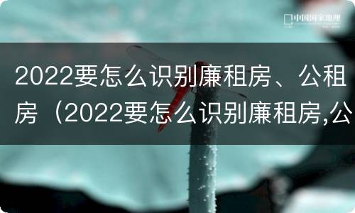 2022要怎么识别廉租房、公租房（2022要怎么识别廉租房,公租房呢）