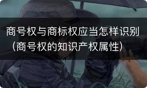 商号权与商标权应当怎样识别（商号权的知识产权属性）