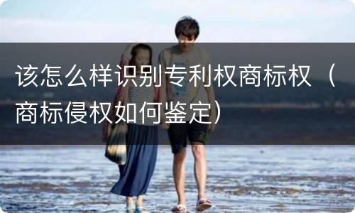 该怎么样识别专利权商标权（商标侵权如何鉴定）