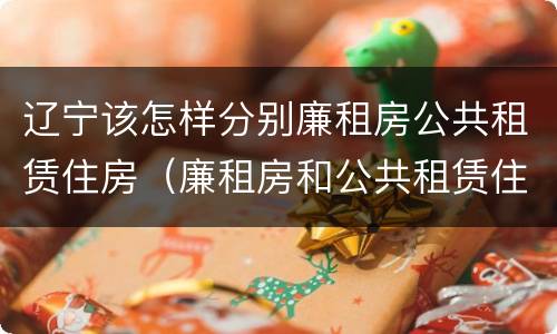 辽宁该怎样分别廉租房公共租赁住房（廉租房和公共租赁住房）