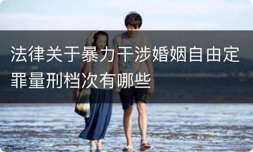 法律关于暴力干涉婚姻自由定罪量刑档次有哪些