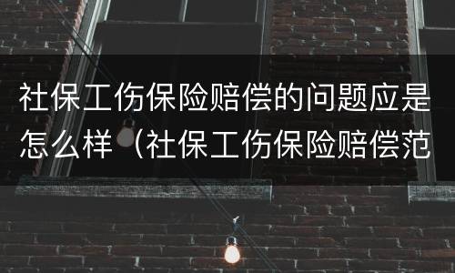 社保工伤保险赔偿的问题应是怎么样（社保工伤保险赔偿范围）