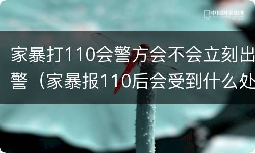 家暴打110会警方会不会立刻出警（家暴报110后会受到什么处罚）