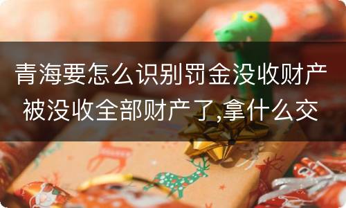 青海要怎么识别罚金没收财产 被没收全部财产了,拿什么交罚金