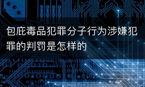 包庇毒品犯罪分子行为涉嫌犯罪的判罚是怎样的