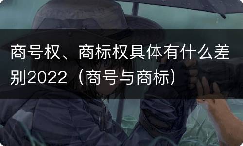 商号权、商标权具体有什么差别2022（商号与商标）