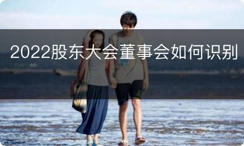2022股东大会董事会如何识别