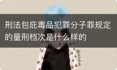 刑法包庇毒品犯罪分子罪规定的量刑档次是什么样的