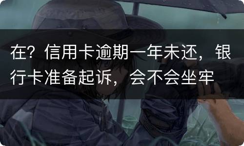 在？信用卡逾期一年未还，银行卡准备起诉，会不会坐牢