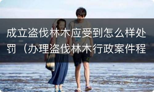 成立盗伐林木应受到怎么样处罚（办理盗伐林木行政案件程序）
