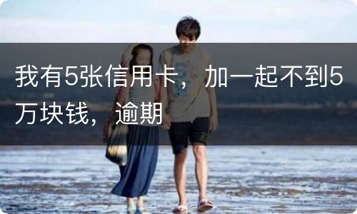 我有5张信用卡，加一起不到5万块钱，逾期