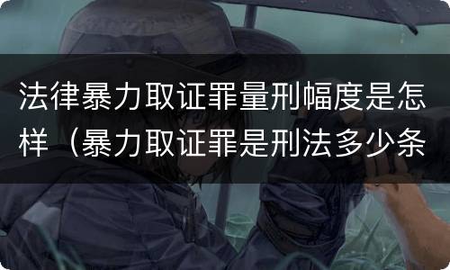 法律暴力取证罪量刑幅度是怎样（暴力取证罪是刑法多少条）