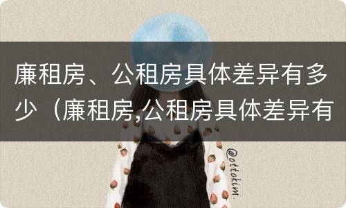廉租房、公租房具体差异有多少（廉租房,公租房具体差异有多少年）