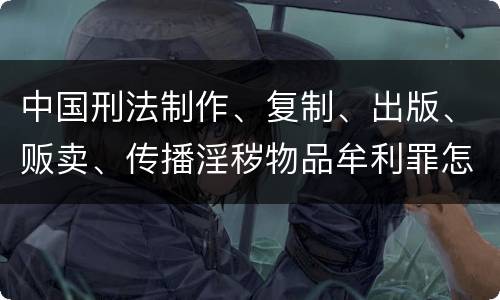 中国刑法制作、复制、出版、贩卖、传播淫秽物品牟利罪怎么立案