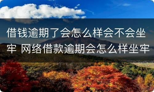 借钱逾期了会怎么样会不会坐牢 网络借款逾期会怎么样坐牢吗