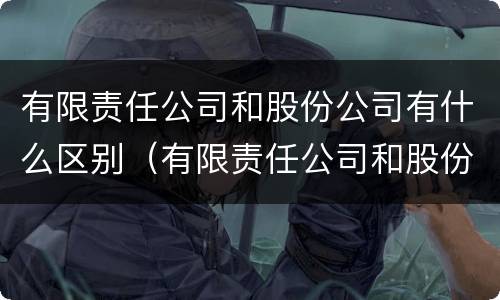 有限责任公司和股份公司有什么区别（有限责任公司和股份公司有什么区别呢）