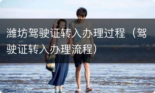 潍坊驾驶证转入办理过程（驾驶证转入办理流程）