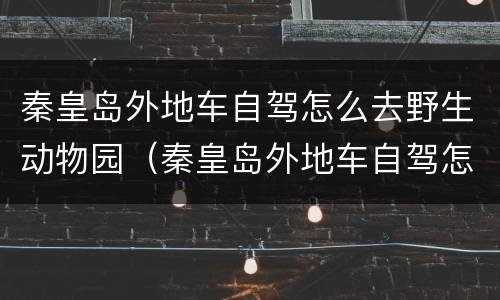 秦皇岛外地车自驾怎么去野生动物园（秦皇岛外地车自驾怎么去野生动物园路线）