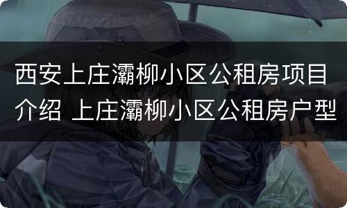 西安上庄灞柳小区公租房项目介绍 上庄灞柳小区公租房户型图