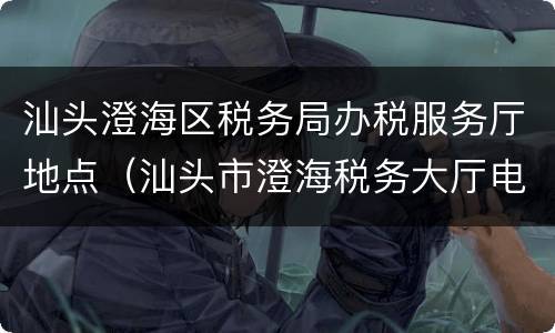 汕头澄海区税务局办税服务厅地点（汕头市澄海税务大厅电话）