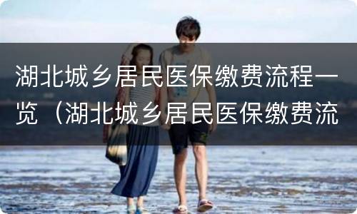 湖北城乡居民医保缴费流程一览（湖北城乡居民医保缴费流程一览表图片）