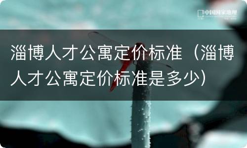 淄博人才公寓定价标准（淄博人才公寓定价标准是多少）