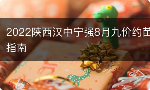 2022陕西汉中宁强8月九价约苗指南