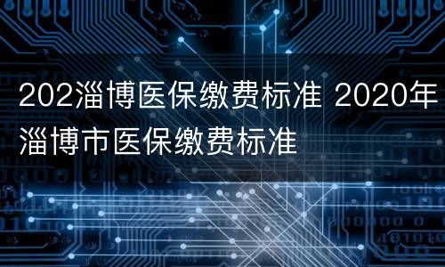 202淄博医保缴费标准 2020年淄博市医保缴费标准