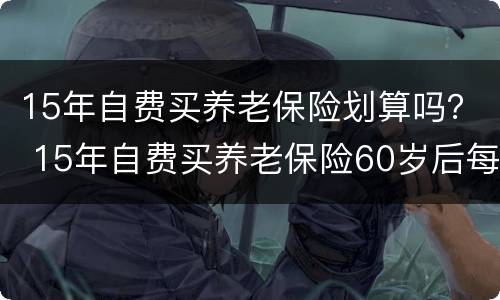 15年自费买养老保险划算吗？ 15年自费买养老保险60岁后每月可以领多少钱