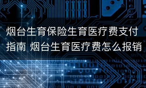 烟台生育保险生育医疗费支付指南 烟台生育医疗费怎么报销