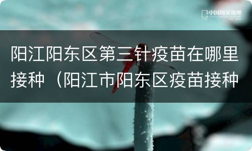 阳江阳东区第三针疫苗在哪里接种（阳江市阳东区疫苗接种点）