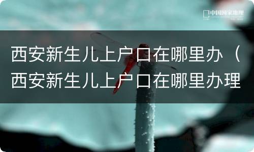 西安新生儿上户口在哪里办（西安新生儿上户口在哪里办理）
