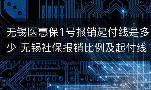 无锡医惠保1号报销起付线是多少 无锡社保报销比例及起付线