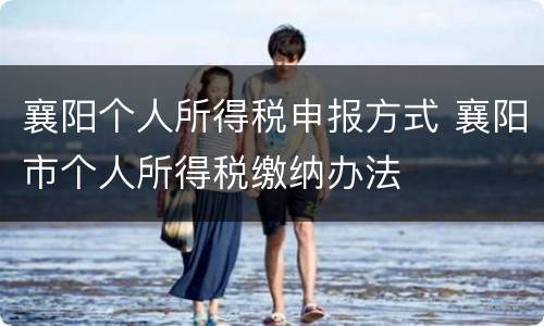襄阳个人所得税申报方式 襄阳市个人所得税缴纳办法