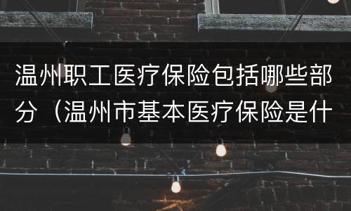 温州职工医疗保险包括哪些部分（温州市基本医疗保险是什么）