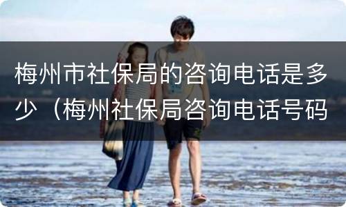 梅州市社保局的咨询电话是多少（梅州社保局咨询电话号码是多少）