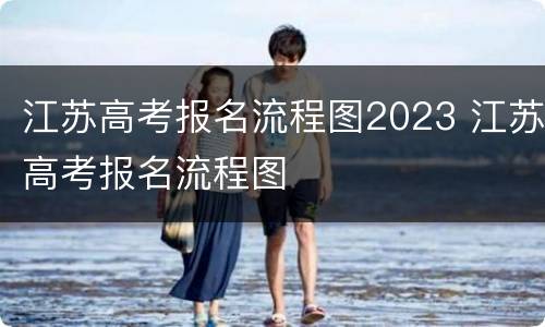 江苏高考报名流程图2023 江苏高考报名流程图