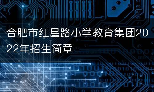 合肥市红星路小学教育集团2022年招生简章