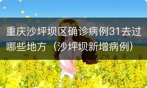 重庆沙坪坝区确诊病例31去过哪些地方（沙坪坝新增病例）