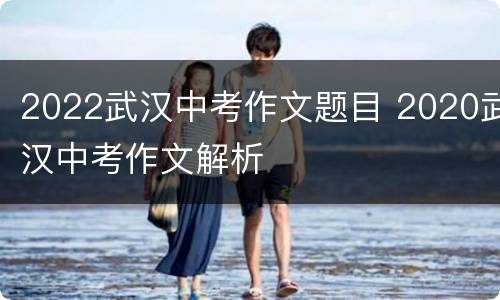 2022武汉中考作文题目 2020武汉中考作文解析