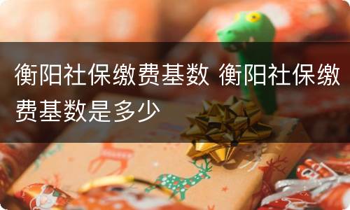 衡阳社保缴费基数 衡阳社保缴费基数是多少