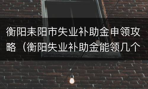 衡阳耒阳市失业补助金申领攻略（衡阳失业补助金能领几个月,一个月多少钱）