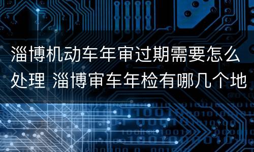 淄博机动车年审过期需要怎么处理 淄博审车年检有哪几个地方