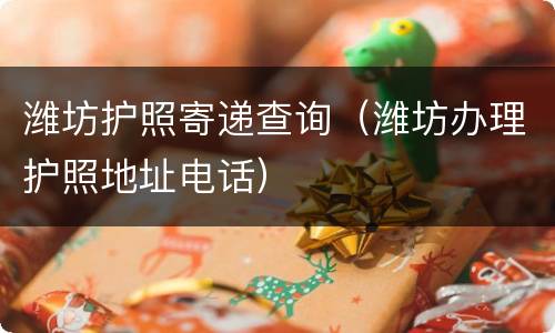 潍坊护照寄递查询（潍坊办理护照地址电话）