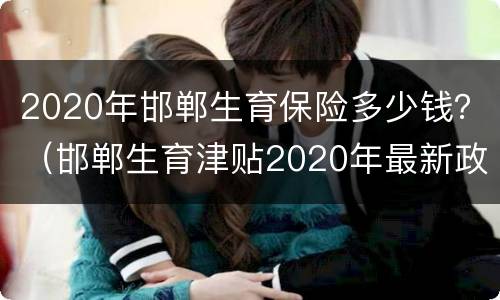 2020年邯郸生育保险多少钱？（邯郸生育津贴2020年最新政策）