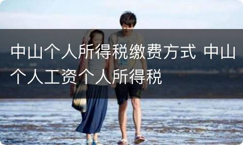 中山个人所得税缴费方式 中山个人工资个人所得税