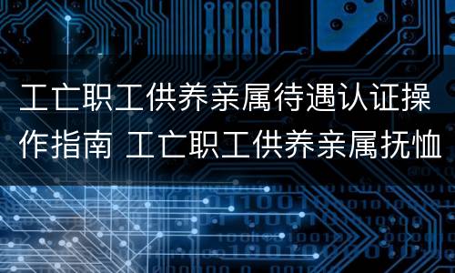 工亡职工供养亲属待遇认证操作指南 工亡职工供养亲属抚恤金待遇申请表